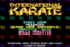 International Karate Advanced screenshot 4 for GameBoy Advance